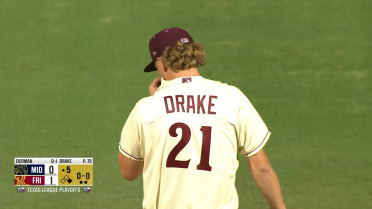 Kohl Drake fans six batters over five scoreless 