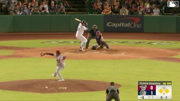 Romeo Sanabria grounds out, shortstop Frainyer Chavez to first baseman Max Wagner. Ethan Salas scores. Braedon Karpathios to 2nd.