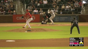 Jordan Groshans singles on a ground ball to center fielder Samuel Zavala. Lizandro Espinoza scores. David McCabe to 2nd.