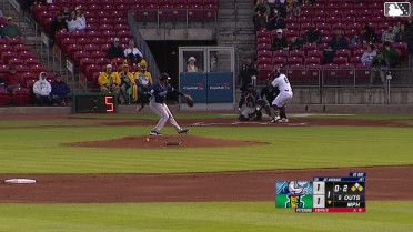 Danny De Andrade grounds out softly, third baseman Cristian Santana to first baseman Clayton Campbell. Khadim Diaw scores. Brandon Winokur to 2nd.