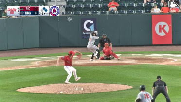 Jean Carlos Sio homers (6) on a fly ball to right field. Parks Harber scores. Sabin Ceballos scores.