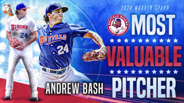 Andrew Bash named Bisons 2024 Most Valuable Pitcher