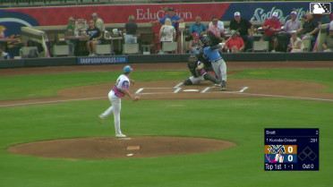 Joshua Kuroda-Grauer hits his first homer