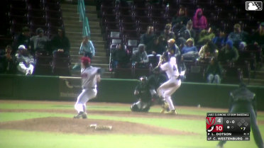 Ryan Wideman grounds out, second baseman JD Dix to first baseman Pedro Blanco. Conner Westenburg scores.