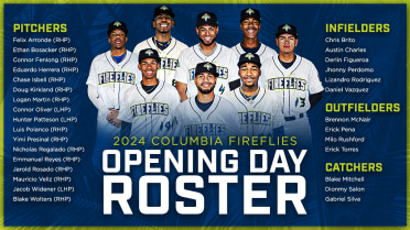 Fireflies Announce 2024 Opening Day Roster