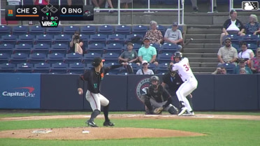 Nick Lorusso homers (14) on a fly ball to right center field.