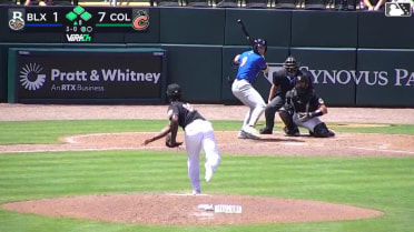 Tayden Hall walks. Matthew Wood scores. Dasan Brown to 3rd. Eric Brown Jr. to 2nd.