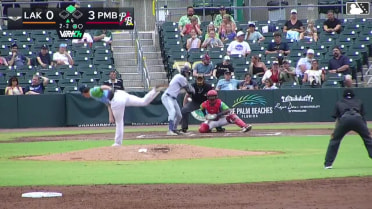 Jude Warwick out on a sacrifice fly to left fielder Ryan Mitchell. Zach MacDonald scores.