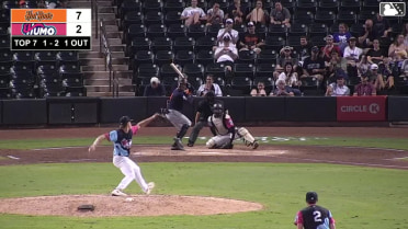 Jhon Diaz singles on a line drive to center fielder Ely Brown. Nicandro Aybar scores. Ricardo Gonzalez to 3rd.