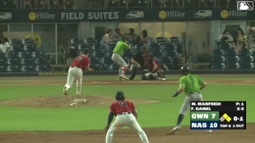 Ben Gamel singles on a ground ball to center fielder Luis Lara. Aaron Schunk scores. José Azócar to 3rd.