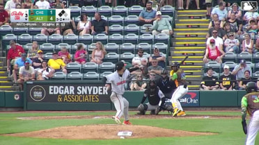 P.J. Hilson singles on a line drive to left fielder Willy Vasquez, deflected by third baseman Anderson De Los Santos. Javier Rivas scores. Shalin Polanco to 3rd.