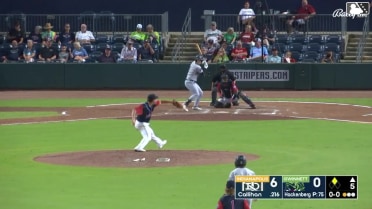 Tyler Callihan homers (10) on a line drive to right field. Mike Jarvis scores.