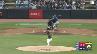 Leonel Espinoza strikes out swinging, catcher Clayton Campbell to second baseman Samuel Gil. Cole Mathis out at 2nd. Leonel Espinoza out on batter interference.