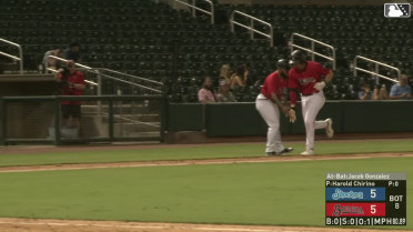 Jacob Gonzalez's second home run of the game