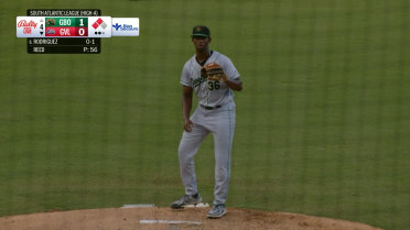 Carlson Reed's K's four over five hitless innings