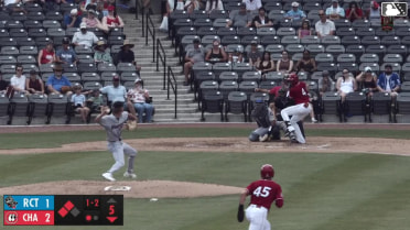 Julio Carreras singles on a ground ball to center fielder Raudi Rodriguez. Zavier Warren scores. Cade Hunter to 3rd.