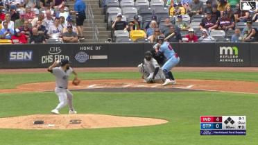 Kyler Fedko homers (12) on a fly ball to center field.