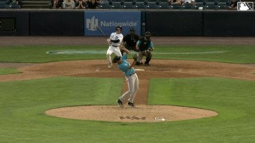 Marlins prospect Justin Storm's incredible snag