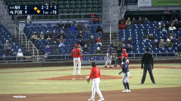 Tyler Uberstine's season-high eighth strikeout