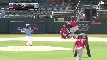 Owen Miller homers (6) on a fly ball to left field. Brett Bateman scores. Moisés Ballesteros scores.