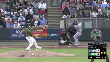 Nacho Alvarez Jr. grounds into a force out, second baseman Payton Eeles to shortstop Willy Vasquez. Brett Wisely scores. Ha-Seong Kim out at 2nd. Nacho Alvarez Jr. to 1st.