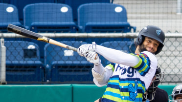 Carlos Jimenez singles on a line drive to center fielder Jose Ortiz. Carter Dorighi scores.