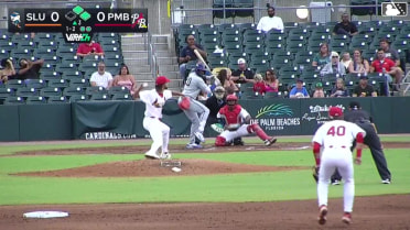 Nelfy Ynfante In play, run(s) to Yohairo Cuevas