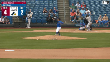 Cory Ronan In play, run(s) to Daniel Dickinson