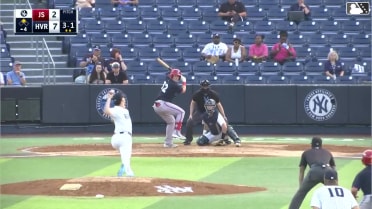 Luke Davis singles on a ground ball to center fielder Camden Troyer. Trent Farquhar scores.