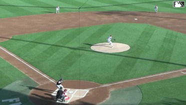 Garrett Martin homers (17) on a line drive to left field.