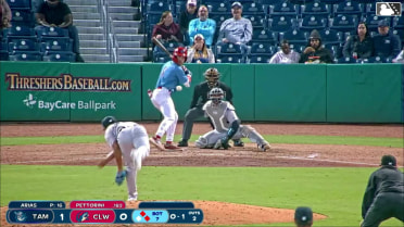 Tyler Pettorini singles on a line drive to right fielder Logan Maxwell. Jaeden Calderon scores. Robert Phelps to 3rd.