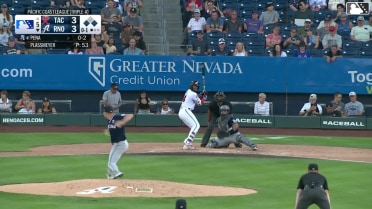 Michael Plassmeyer In play, run(s) to Manuel Pena