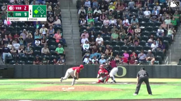 Dakota Jordan out on a sacrifice fly to center fielder Matt Scannell. Zane Zielinski scores.