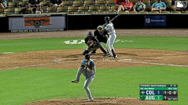 Juan Mateo singles on a line drive to right fielder Roni Cabrera. Alex Lodise scores.