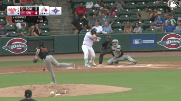 Ronny Hernandez doubles (11) on a fly ball to center fielder Carter Beck. Isaiah Jackson scores.