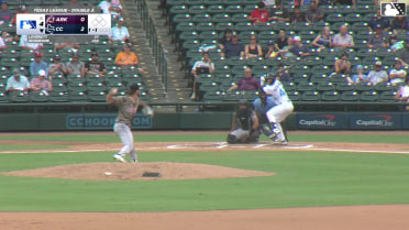 Jason Schiavone homers (4) on a fly ball to left center field.
