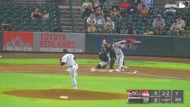 Yeferson Vargas' third strikeout