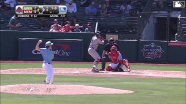 Hunter Dobbins In play, run(s) to Ben Gamel
