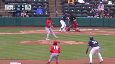 George Valera reaches on a fielder's choice, fielded by catcher Will Banfield. Ralphy Velazquez scores. Nolan Jones to 2nd. Throwing error by catcher Will Banfield.