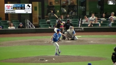 Gustavo Campero singles on a ground ball to right fielder James Tibbs III. Omar Martinez scores. Niko Kavadas to 2nd.