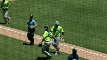 Sheng-En Lin fans five in five hitless frames