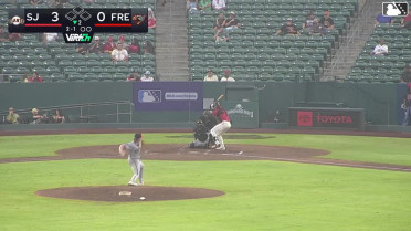 Daniel Jackson homers (5) on a fly ball to left center field.