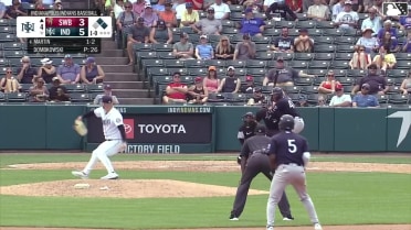 Garrett Martin homers (3) on a fly ball to center field. Marco Luciano scores. Yanquiel Fernández scores.