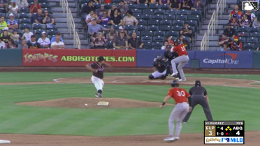 Pablo Reyes doubles (9) on a fly ball to right fielder Charlie Condon. Mason McCoy scores. Nick Schnell scores. Anthony Vilar scores.