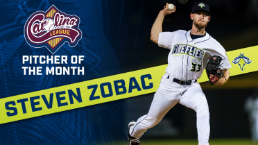 Zobac Named Carolina League Pitcher of the Month