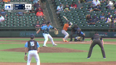 Cole Conn singles on a ground ball to right fielder Taylor Trammell. Euribiel Angeles scores. Carlos Pacheco to 3rd.
