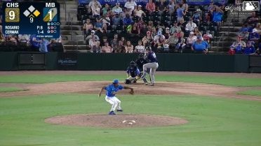 Ryan Cermak homers (2) on a fly ball to left center field. Slater de Brun scores.