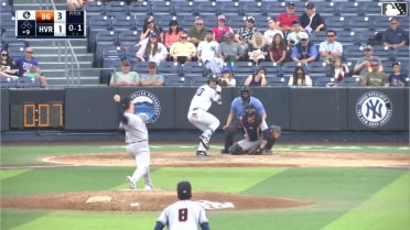 Core Jackson homers (5) on a fly ball to center field.