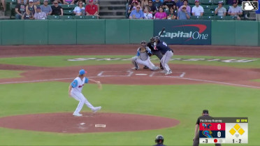 Kyle DeBarge doubles (4) on a line drive to center fielder Kai Roberts. Garrett Spain scores. Billy Amick scores. Ricardo Olivar to 3rd.