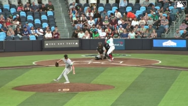 JD Dix's first home run for High-A Hillsboro